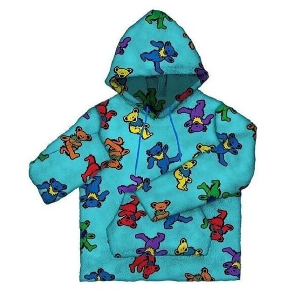 Grateful Dead Other - Blue Grateful Dead M Pullover Pouch Medium Hoodie Dancing Bears Sweatshirt New